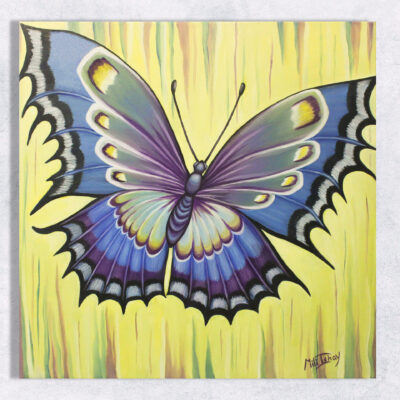 Batterfly original oil painting